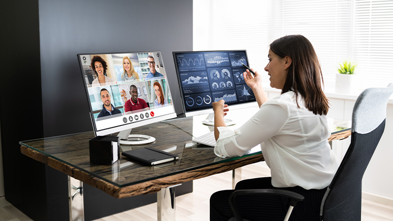 Use video conferencing instead of travelling