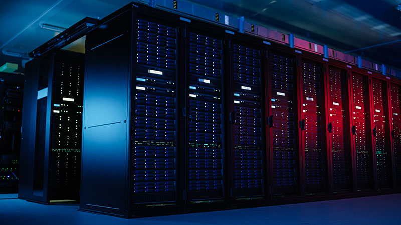 room with servers
