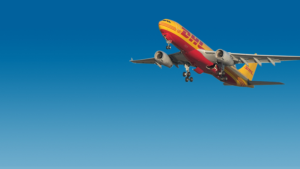 DHL aeroplane