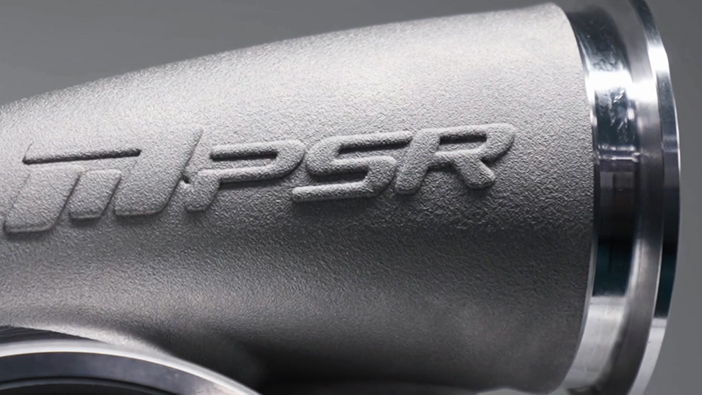 psr logo on exhaust pipe