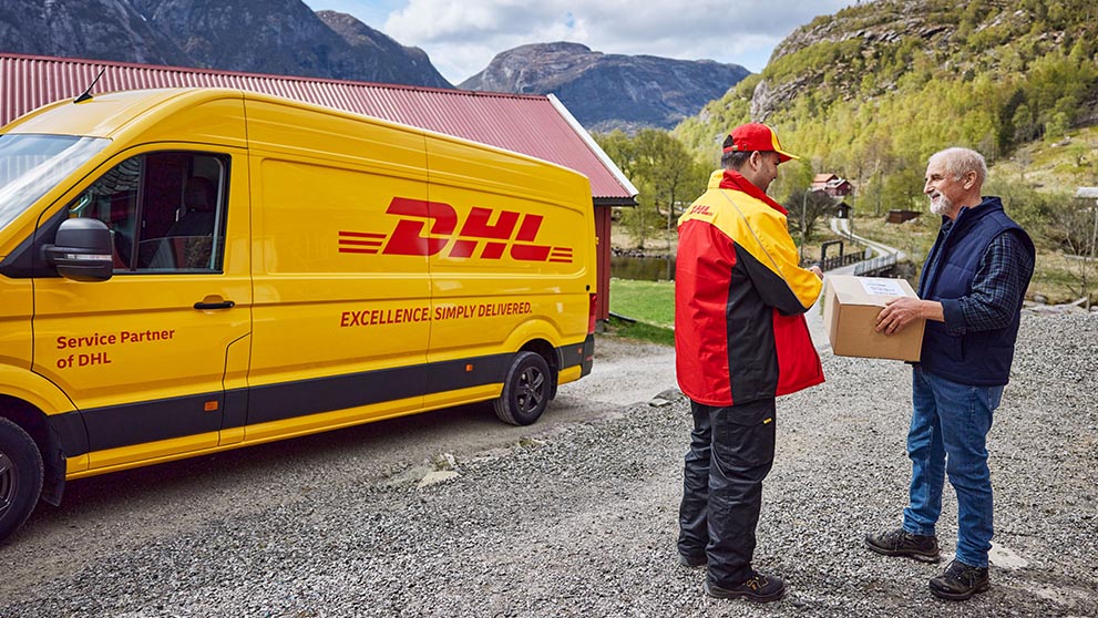 a rate and transit time DHL