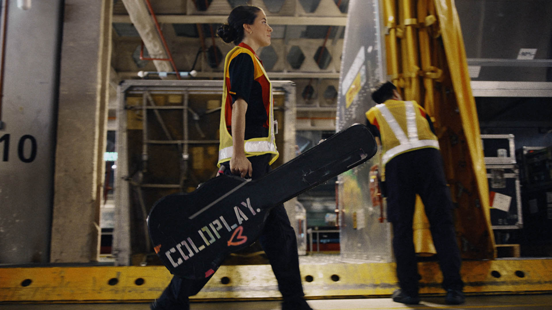 DHL x COldplay Logistics Partner