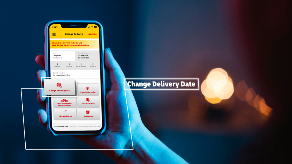 How to Change the Delivery Date of a DHL Shipment