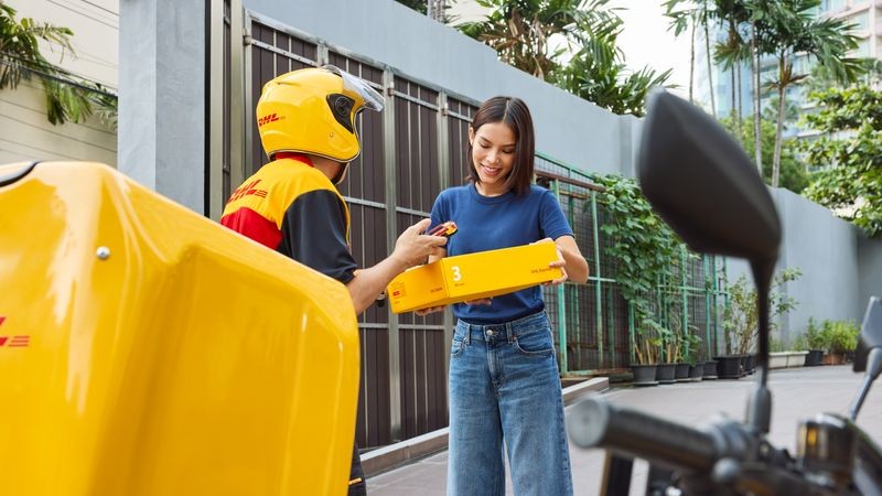 DHL Express Delivery Person