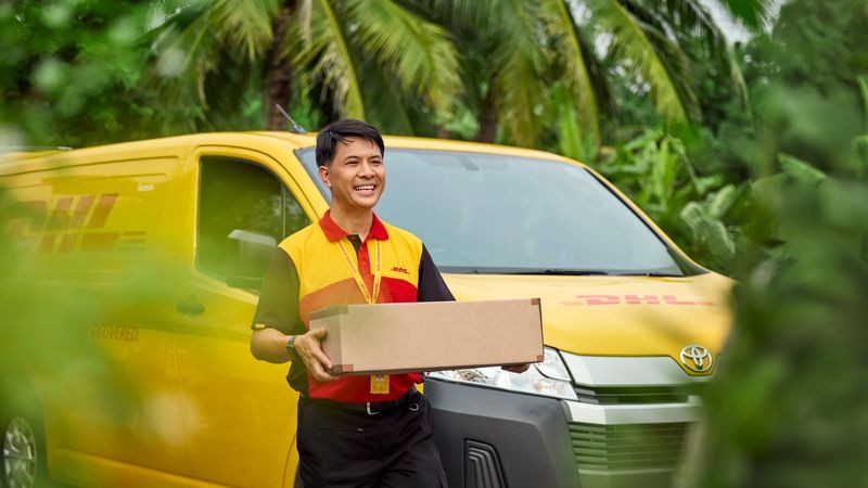 DHL Express Delivery Person