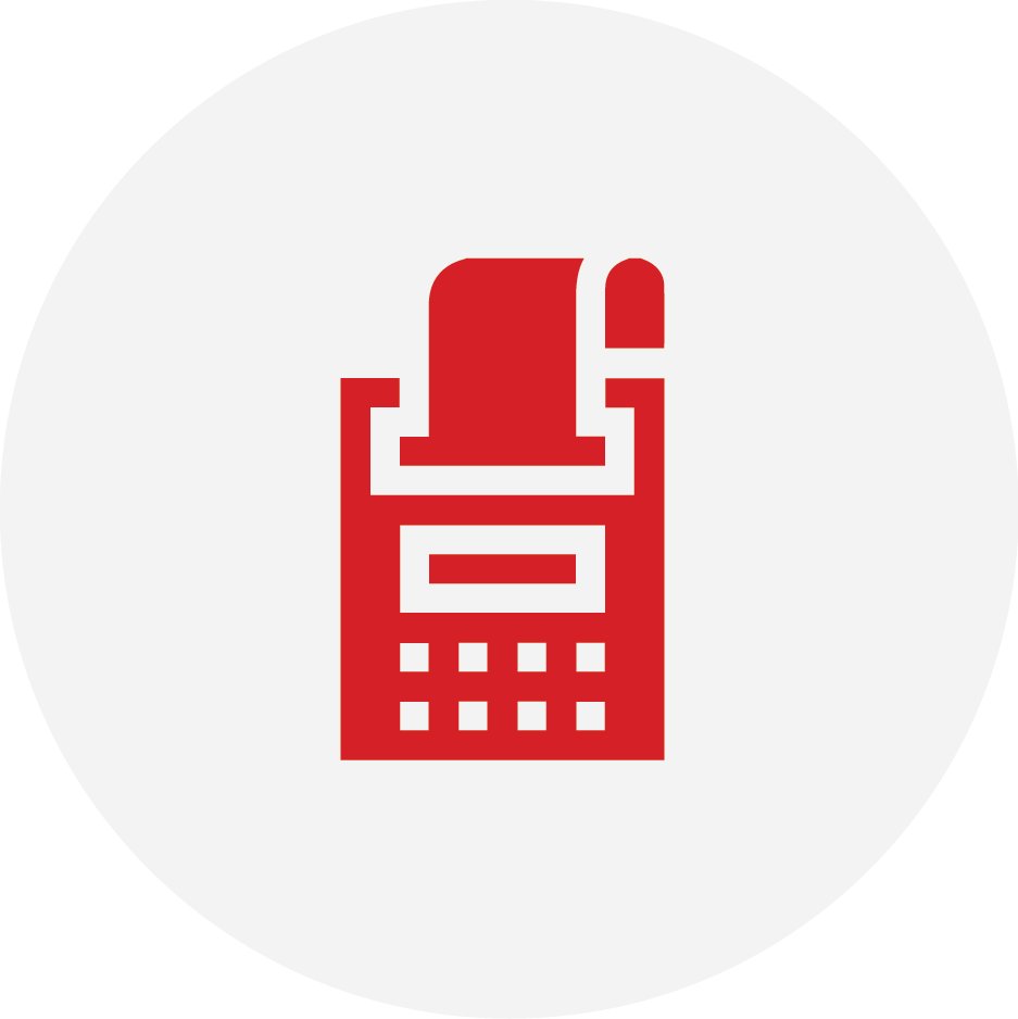printed invoice