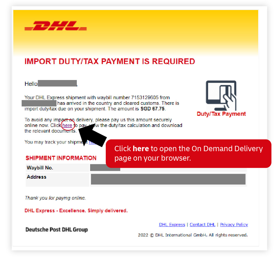 Customs payments. Import duty