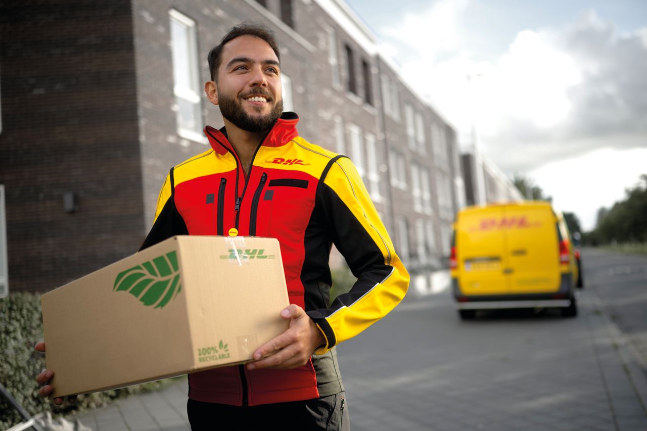 DHL Express Delivery Person