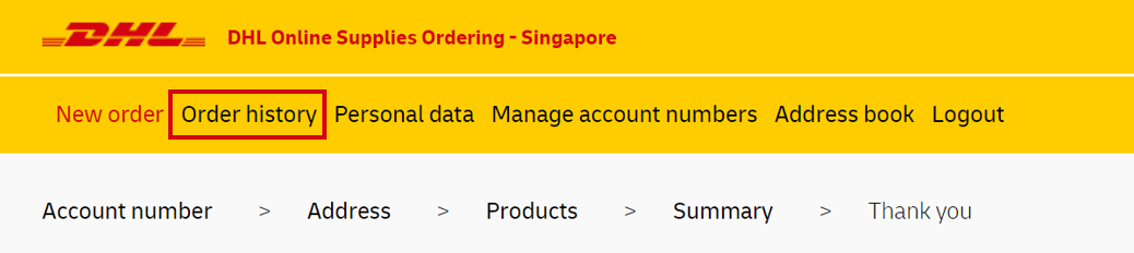 step 7 order history