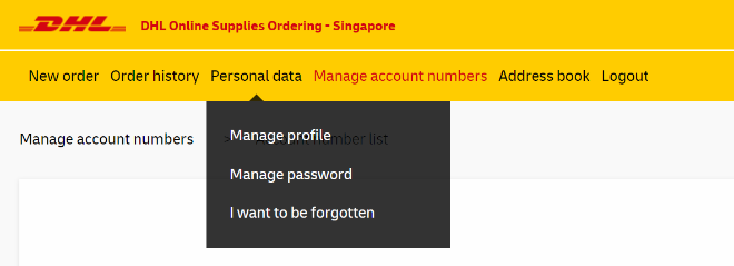 step 2 manage your oso personal data