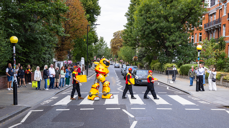 Celebrating Coldplay world tour at Abbey Road Studios 