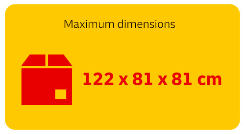 maximum allowable dimensions