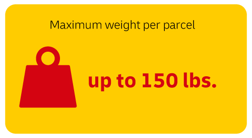 Maximum piece per weight (150lbs)
