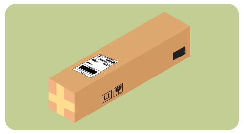 taping and labeling shipping box