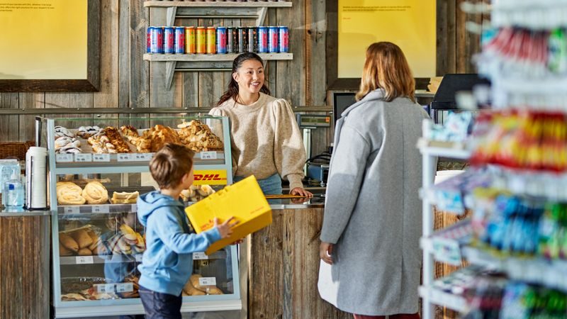 customers at a store