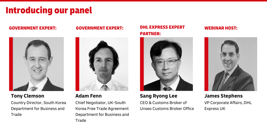 South Korea webinar speaker panel