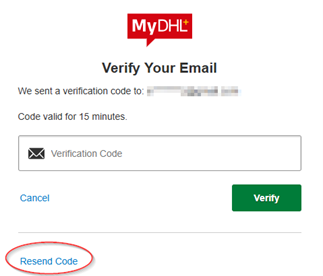 Screenshot of Verify Your Email
