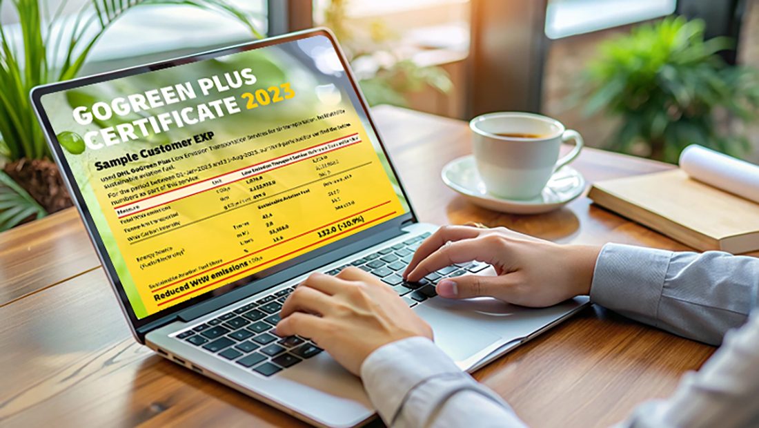 <p>In today's market,&nbsp;<b>embracing&nbsp;sustainability&nbsp;is a strategic imperative for long-term success</b>. Businesses that align their practices with growing consumer demand for eco-friendly products and services can enhance brand loyalty, differentiate themselves in the market, and achieve significant economic benefits.</p><p>DHL Express’ GoGreen Plus programme provides a comprehensive solution for businesses looking to advance their sustainability goals. By carbon insetting with sustainable aviation fuel, companies can make meaningful progress in reducing their environmental impact.</p><p>To better understand how sustainable practices can benefit your business, download the DHL Express GoGreen Plus whitepaper. Embrace the future of logistics with DHL GoGreen Plus and take the first step towards a sustainable and more prosperous business.</p>