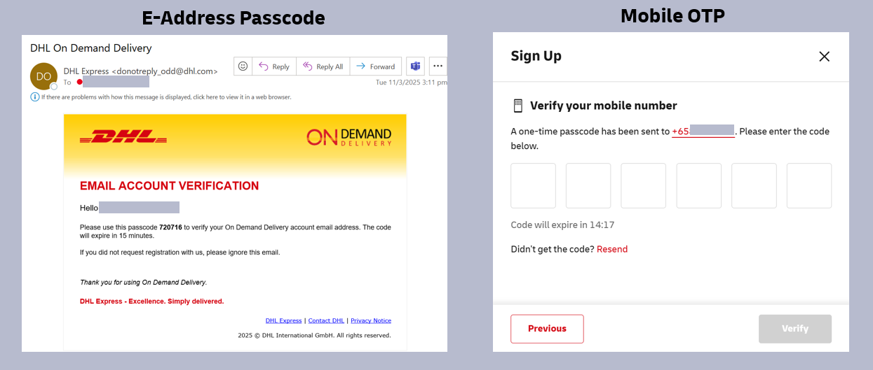 Step 4: validate account
