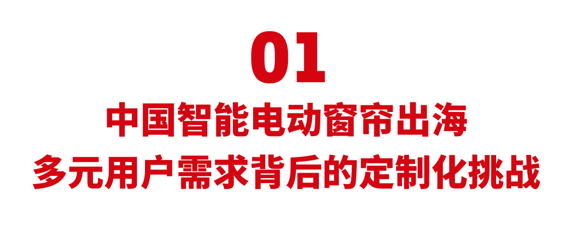 01 中国智能电动窗帘出海 多元用户需求背后的定制化挑战