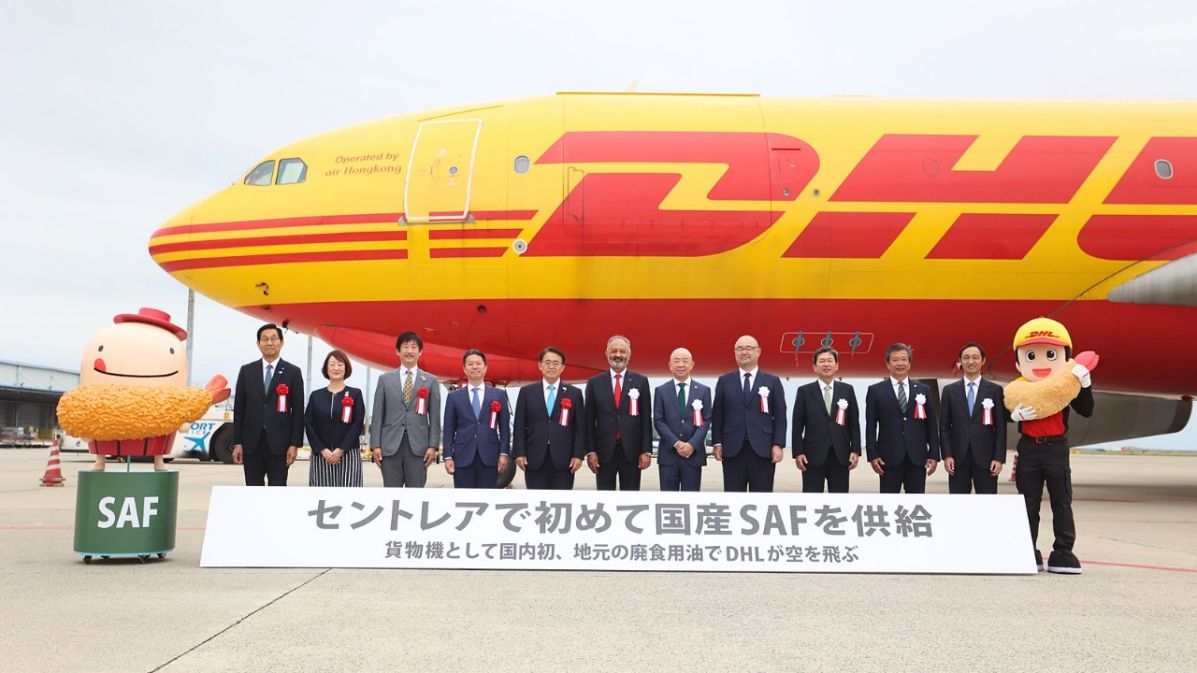 DHL Express Commences the Use of Japan-Produced Sustainable